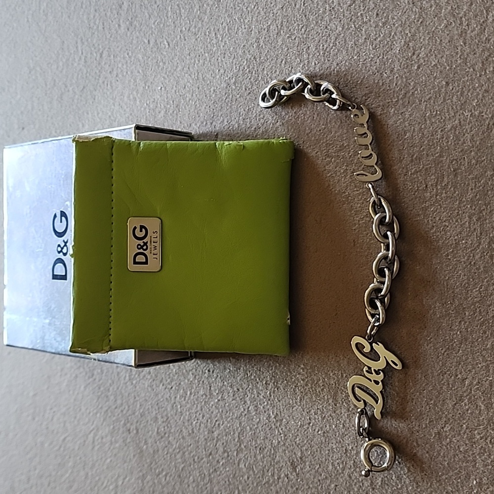 Dolce Gabbana Logo and Love Flip bracelet